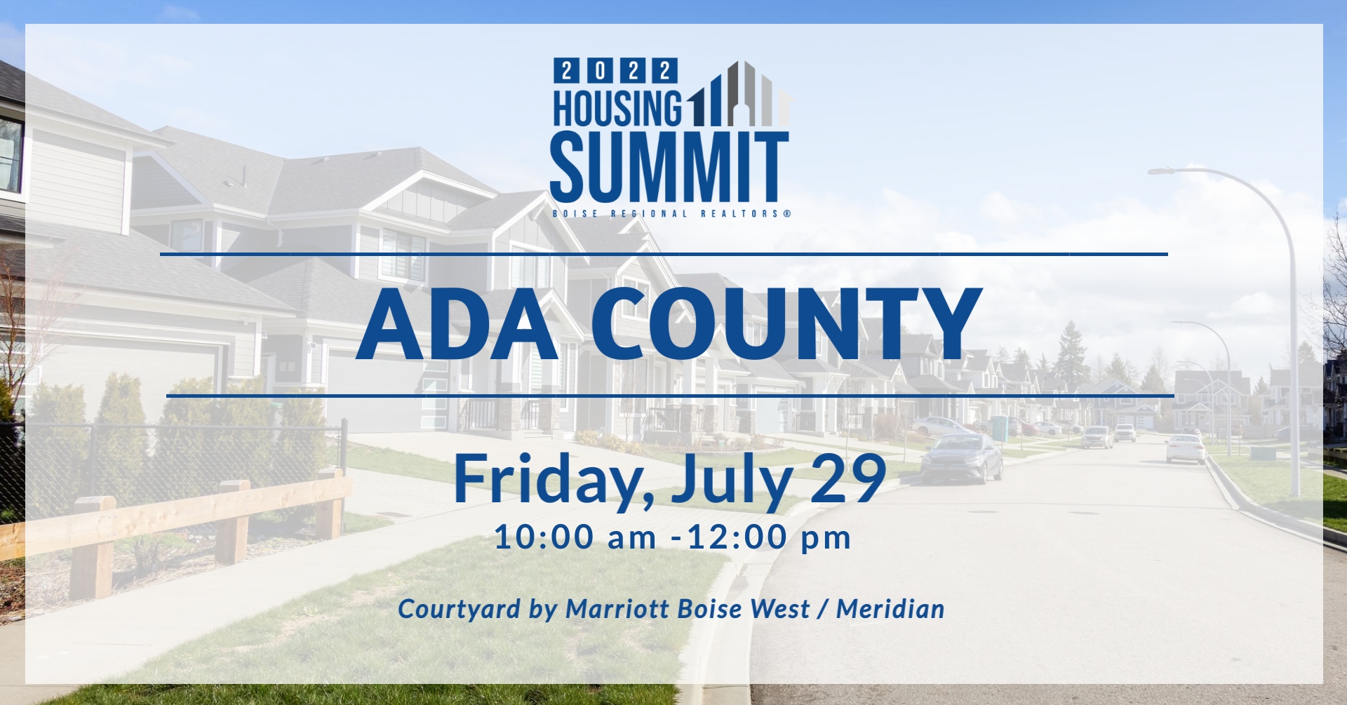 2022 Ada County Housing Summit